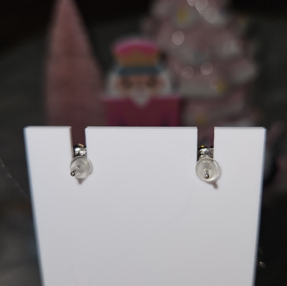 Colorful Crystal Drop Earrings - Picture 5 of 5